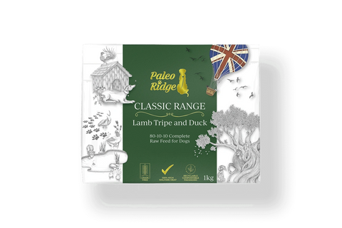 Paleo Classic Lamb Tripe & Duck 1kg - Skyvana Ltd